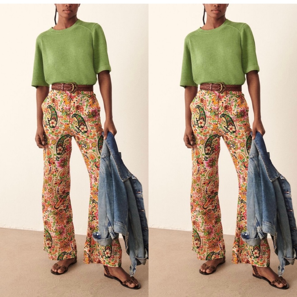 Ba&sh flared trousers